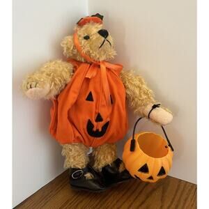 Ashton Drake Galleries Plush Halloween Teddy Bear Barbara Conley/Tracy Roe 1995